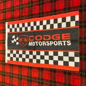 Brand new Dodge Motorsports banner flag